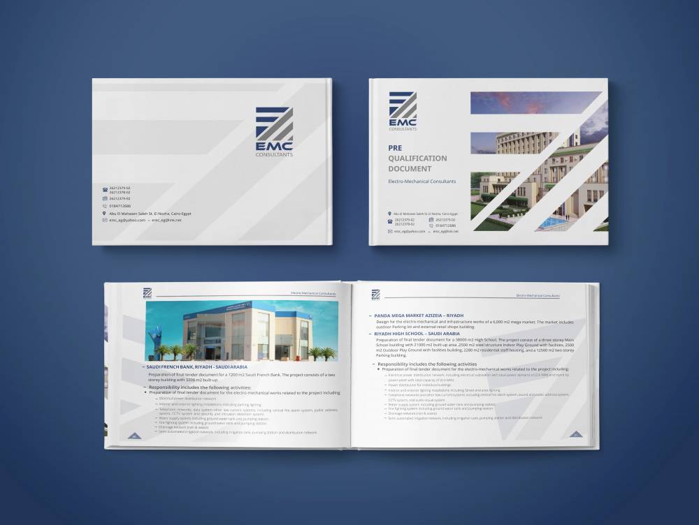 EMC Consultants brochure Design